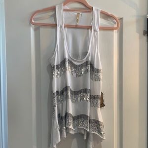 Elan sequin tank